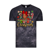 Cloud Black christmas joy black woman Vintage Tee - MaliasSmallBusiness