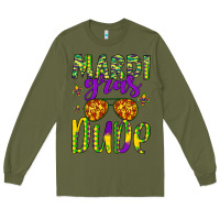 Army Green mardi gras dude Long Sleeve Tee - Artiststas