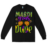 Black mardi gras dude Long Sleeve Tee - Artiststas