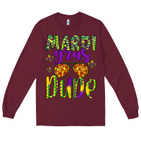 Burgundy mardi gras dude Long Sleeve Tee - Artiststas