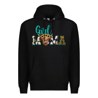 Black girl mama Premium Hoodie - JahusDesignShop