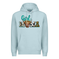 Blue Mist girl mama Premium Hoodie - JahusDesignShop