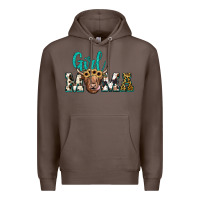 Coffee girl mama Premium Hoodie - JahusDesignShop
