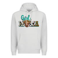 Dove Grey girl mama Premium Hoodie - JahusDesignShop