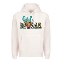 Pale Pink girl mama Premium Hoodie - JahusDesignShop