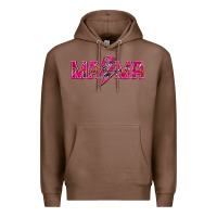 Chestnut Mama neon lightning bolt mother's day Premium Hoodie - HowdyJamesFarm