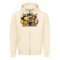 Sandshell livin that sports mom life Zipper Hoodie - CowGirlArtShop