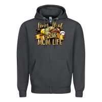 Smoke livin that sports mom life Zipper Hoodie - CowGirlArtShop
