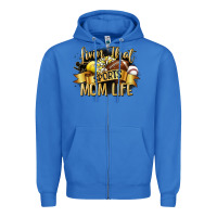 True Royal livin that sports mom life Zipper Hoodie - CowGirlArtShop