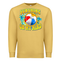 Antique Gold Sunshine on my mind Premium Sweatshirt - FaDigitalArtStudio