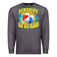 Charcoal Heather Sunshine on my mind Premium Sweatshirt - FaDigitalArtStudio