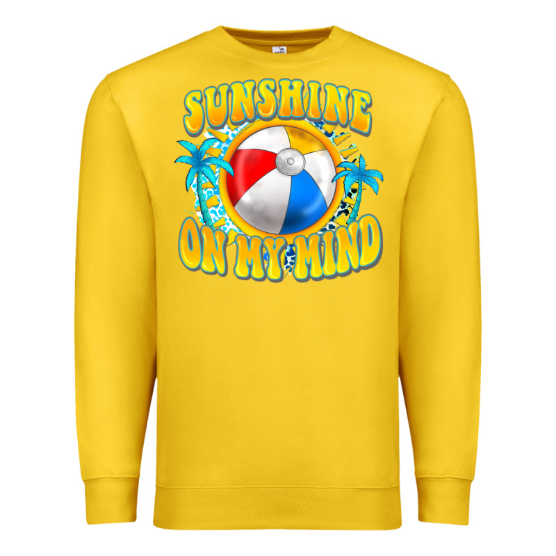 Sunshine On My Mind Premium Sweatshirt by FaDigitalArtStudio | Teevron