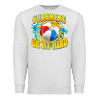 Oatmeal Heather Sunshine on my mind Premium Sweatshirt - FaDigitalArtStudio