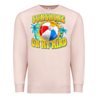 Pale Pink Sunshine on my mind Premium Sweatshirt - FaDigitalArtStudio