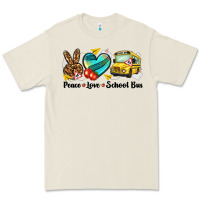 Bone peace love school bus Premium Tee - NancyCooperArtShop
