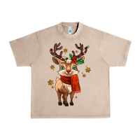 French Oak reindeer in christmas Urban Heavy Tee - MaliasSmallBusiness