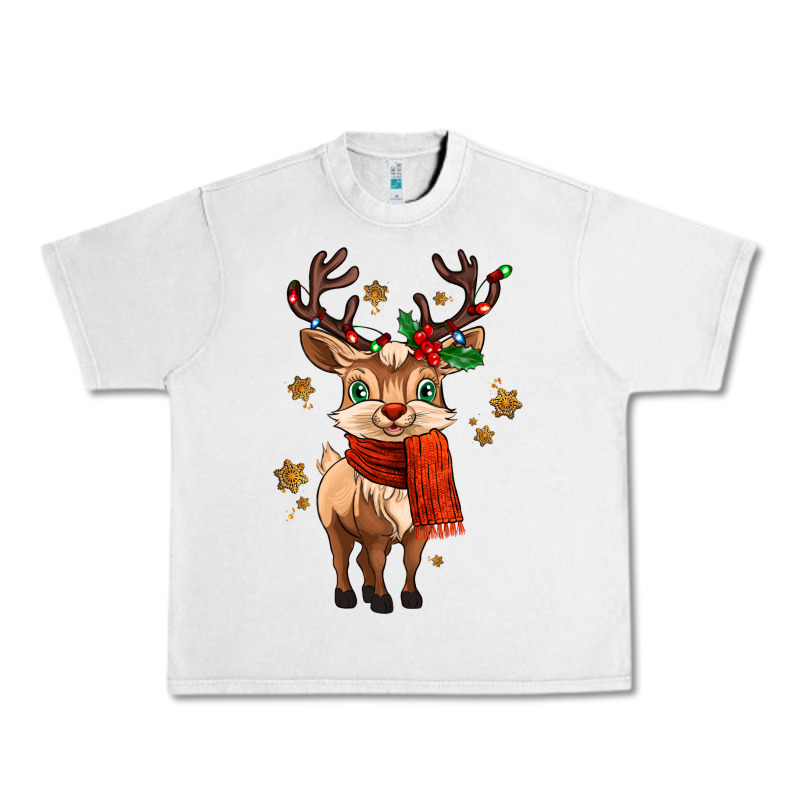 Reindeer In Christmas Urban Heavy Tee by MaliasSmallBusiness | Teevron