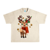 Sandshell reindeer in christmas Urban Heavy Tee - MaliasSmallBusiness