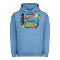 Pigment Pebble Blue name spooky summer vibes Urban Hoodie - CowhideDigitalArt
