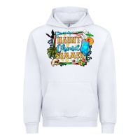 White name spooky summer vibes Urban Hoodie - CowhideDigitalArt