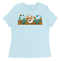 Western Corgi Dog Ladies Tee | Teevron