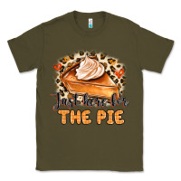 Army Green Just Here For The Pie Classic Tee - MaliasSmallBusiness
