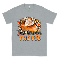 Heather Grey Just Here For The Pie Classic Tee - MaliasSmallBusiness
