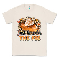 Natural Just Here For The Pie Classic Tee - MaliasSmallBusiness