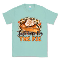 Seafoam Just Here For The Pie Classic Tee - MaliasSmallBusiness