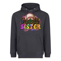 Smoke baseball sister Heavyweight Hoodie - OliviaCreatesArt