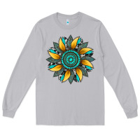 Moon Dust sunflower gemstone leopard Long Sleeve Tee - Artiststas