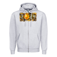 Heather Grey 2024 new year Zipper Hoodie - CowGirlArtShop