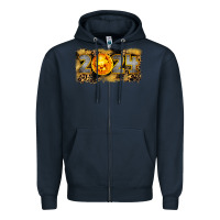 Navy 2024 new year Zipper Hoodie - CowGirlArtShop