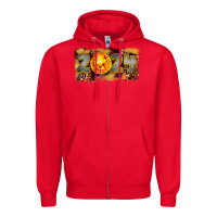 Red 2024 new year Zipper Hoodie - CowGirlArtShop
