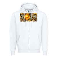 White 2024 new year Zipper Hoodie - CowGirlArtShop