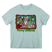 Arona merry christmas western bull skull Heavy Core Tee - AdoDesignShop