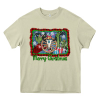 Mossy merry christmas western bull skull Heavy Core Tee - AdoDesignShop