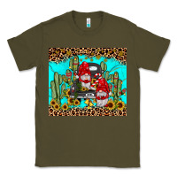 Army Green truck gnome cactus Classic Tee - JahusDesignShop