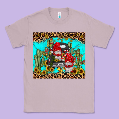 Truck Gnome Cactus Classic Tee Designed By Jahusdesignshop