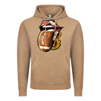 Vintage Coffee Football Tongue Vintage Hoodie - Jasminsmagicworld