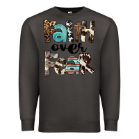 Smoke Western Faith Over Fear Premium Sweatshirt - FaDigitalArtStudio