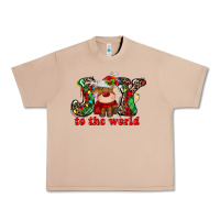 Burro joy to the world christmas deer Urban Heavy Tee - MaliasSmallBusiness