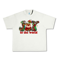 Pistachio joy to the world christmas deer Urban Heavy Tee - MaliasSmallBusiness