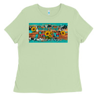 Matcha world's best mom sunflower license plate Ladies Tee - Artiststas