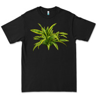 Black Lemon Lime Dracaena Leaf Premium Tee - LillyAllenDesigns