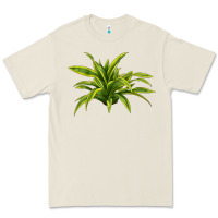 Bone Lemon Lime Dracaena Leaf Premium Tee - LillyAllenDesigns