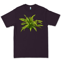 Plum Lemon Lime Dracaena Leaf Premium Tee - LillyAllenDesigns