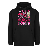Black v is for vodka Heavyweight Hoodie - OliviaCreatesArt