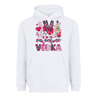 White v is for vodka Heavyweight Hoodie - OliviaCreatesArt