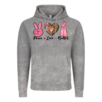 Cloud Rock peace love ballet Vintage Hoodie - NancyCooperArtShop